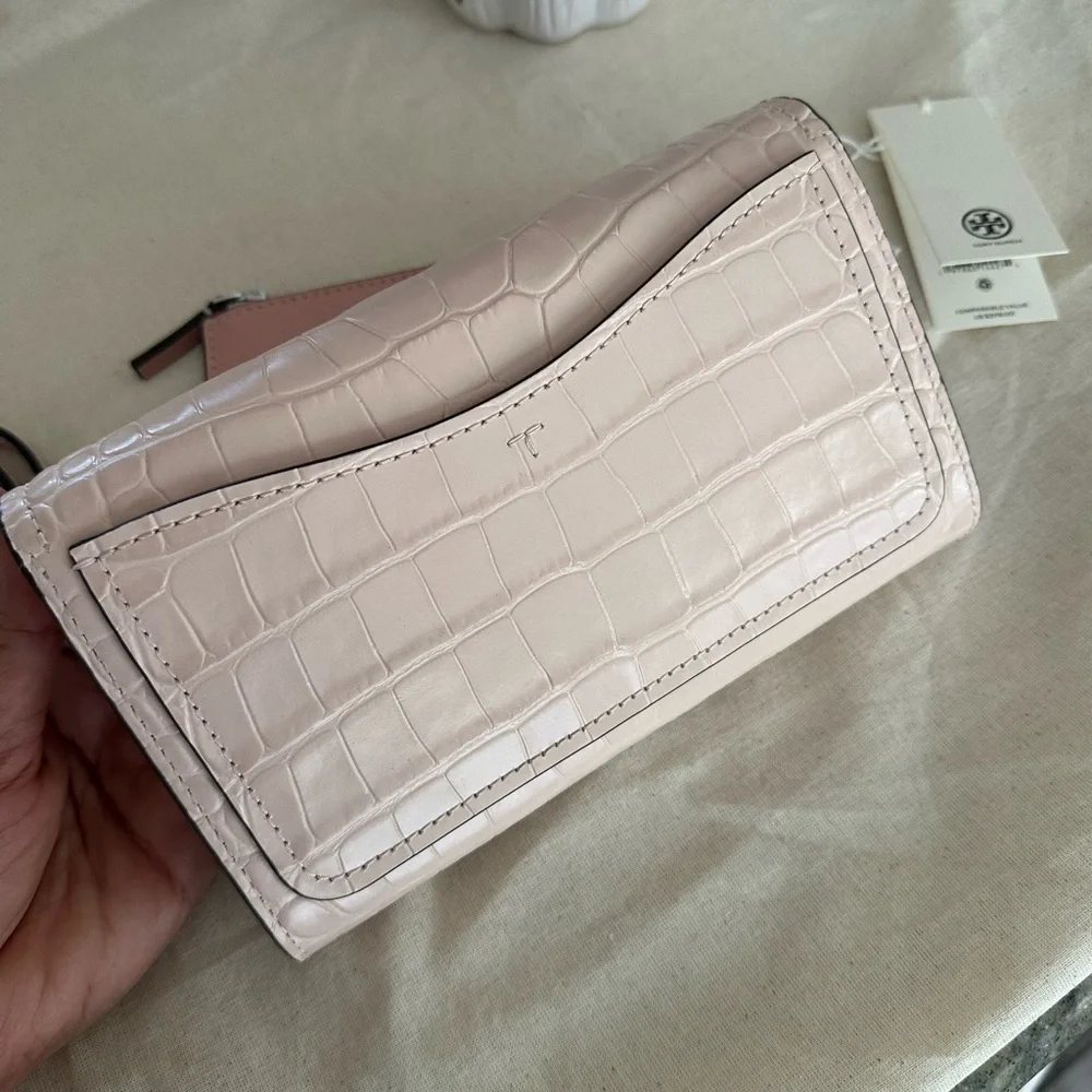 New Tory burch Thea 2pcs flat wallet flat crossbody 💖